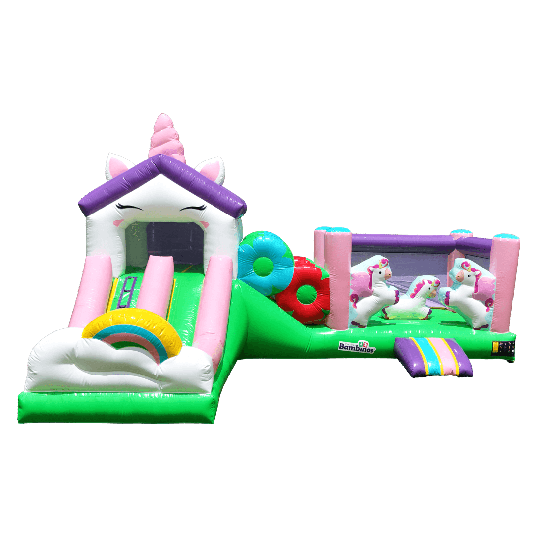 Unicornio Play House — Renta en Guadalajara | Brincolines Bambinos