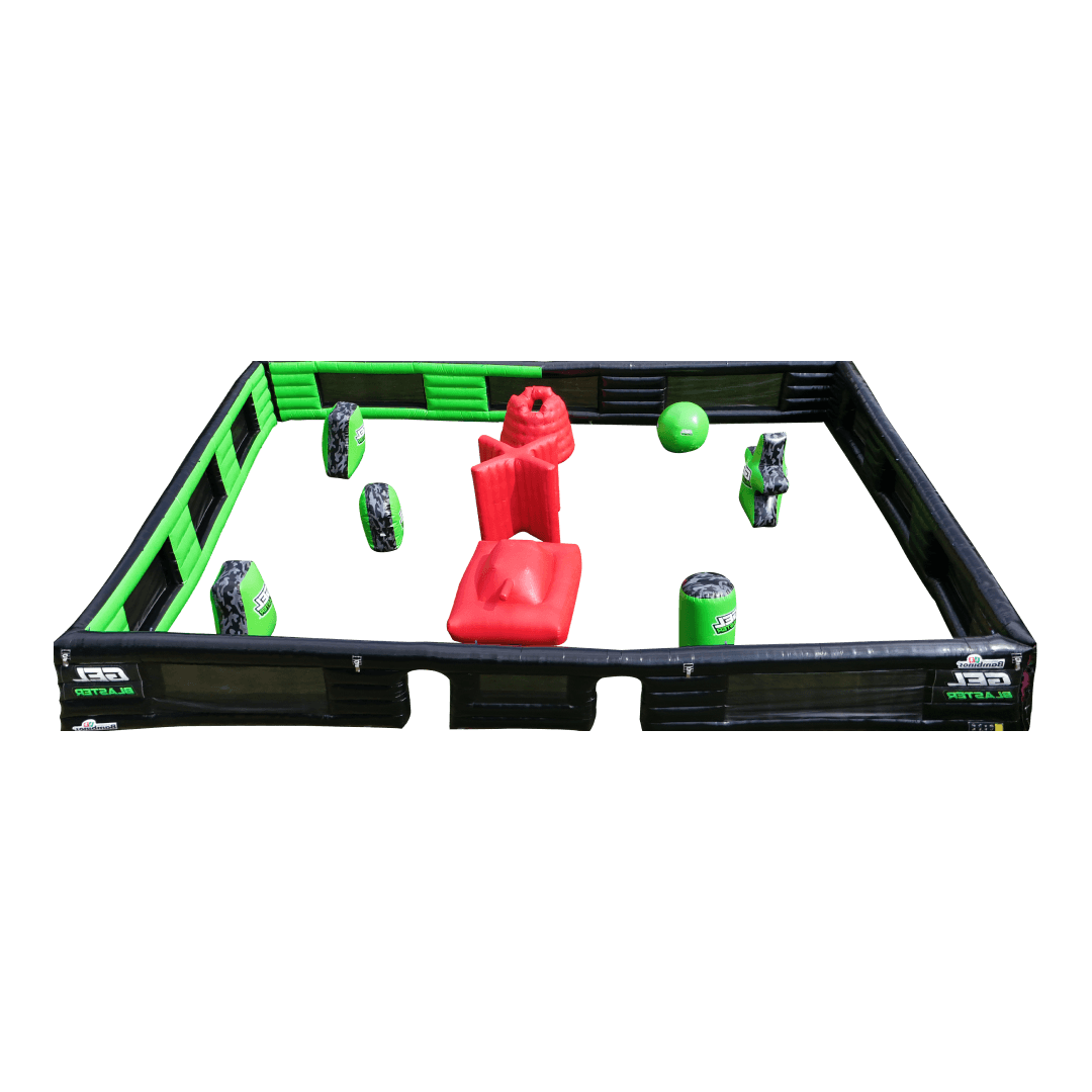 Combat Zone Blaster 12x15 — Renta en Guadalajara | Brincolines Bambinos